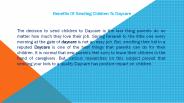 Benefits Of Sending Children To Daycare