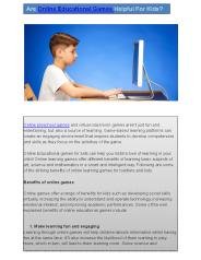 Are Online Educational Games Really Helpful For Kids | Switch Ed