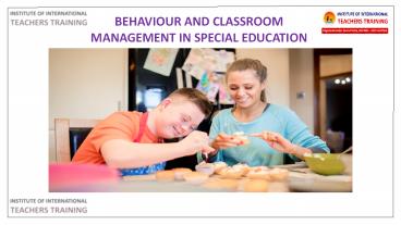 Institute of International Teachers Training