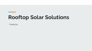Rooftop Solar Solutions by CleanMax