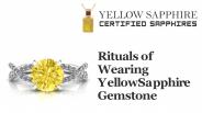 Rituals of wearing Yellowsapphire Gemstone