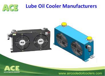 Lube Oil Coolers Manufacturers in India