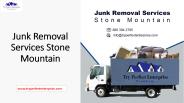Junk Removal Services Stone Mountain GA