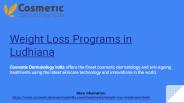 Best Weight Loss Programs in Ludhiana