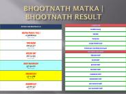 When should one play Bhootnath Matka game?