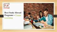 Best Study Abroad Programs – Frame Learning