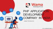 PHP Website Application Development Company in India