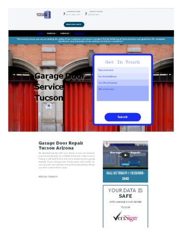 garage door service tucson az