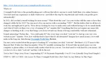 presentation player overlay
