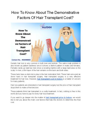 If You Are Worried About Your Hair Loss Then Find The Best Expertise For Your Hair Loss Solution.