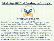 Mind Maps UPSC IAS Coaching in Chandigarh