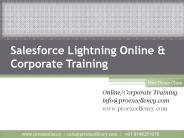 Salesforce lightning online certification