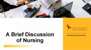 A Brief Discussion of Nursing by Professional