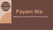 Payam Nia - A Visionary and Passionate Leader