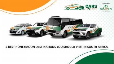 5 best honeymoon destinations you should visit in south africa