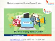 Most commonly used Keyword Research tools