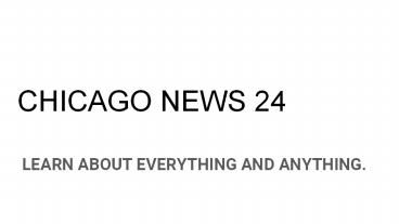 chicago news 24