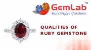 Qualities Of Ruby Gemstone