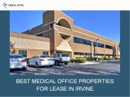 Best Medical Office Properties For Lease In Irvine