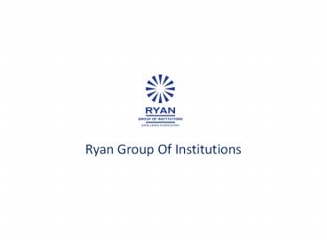 Best International School in India - Ryan Group