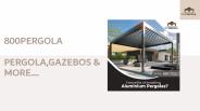 5 Benefits Of Installing Aluminium Pergolas