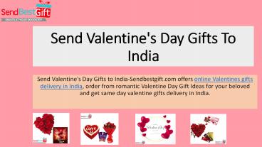 Send Online Valentine's Day Gifts To India