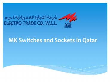 MK Switches and Sockets