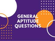 General Aptitude Questions