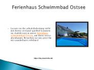 Ferienhaus Schwimmbad Ostsee