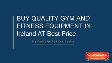 Gym Equipment Ireland: Fitness Equipment Ireland For Sale