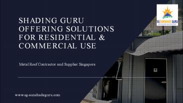 Get the best canopy tent singapore by Sg-Sunshadeguru