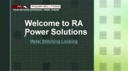 Metal Stitching of Engine Block RA Power Solutions