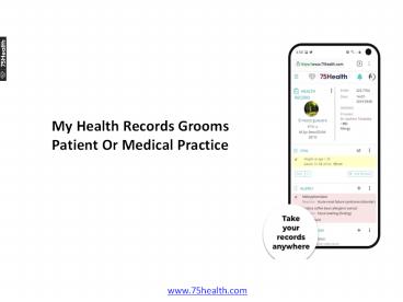Does My Health Records Grooms Patient Or Medical Practice