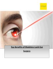 Top Benefits of Bladeless Lasik Eye Surgery