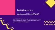 Best Online Nursing Assignment Help Service