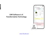 EHR Software Is A Transformative Technology