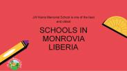 Schools in Monrovia Liberia
