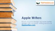 A Research Paper Writing Service Provider With Extensive Experience