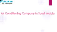 Air Conditioning Companies in Saudi Arabia|HVAC|Daikinksa