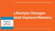 Lifestyle Changes that Improve Memory