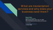 Best Transcription Services | Affordable & Quick Services
