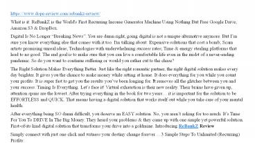 presentation player overlay