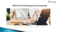 Web Portal Development Company
