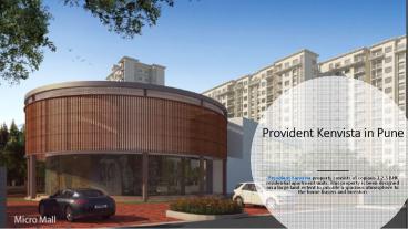 Provident Kenvista in Kondhwa Pune