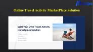 Online Travel Activity MarketPlace Solution