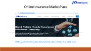 Online Insurance MarketPlace