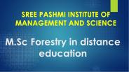 M.Sc Forestry in distance education