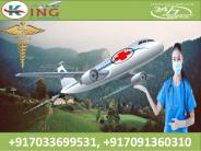 Hire Nailing Air Ambulance Service in Chennai with ICU by King