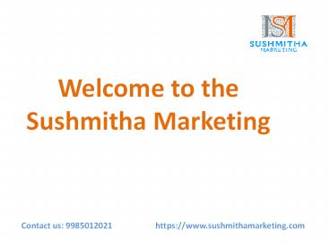 Construction company in Warangal, sushmitha marketing
