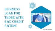 Business Loan for Those With Bad Credit Rating